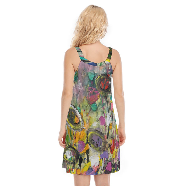 Women's Sleeveless Cami Gardem Abstracted
