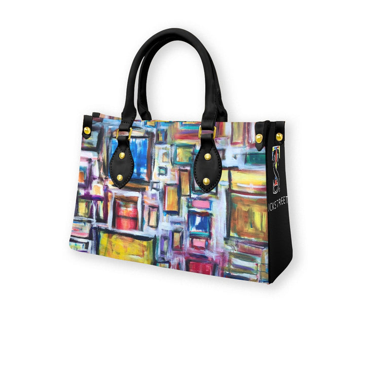 Women's Tote Bag With Black Handle