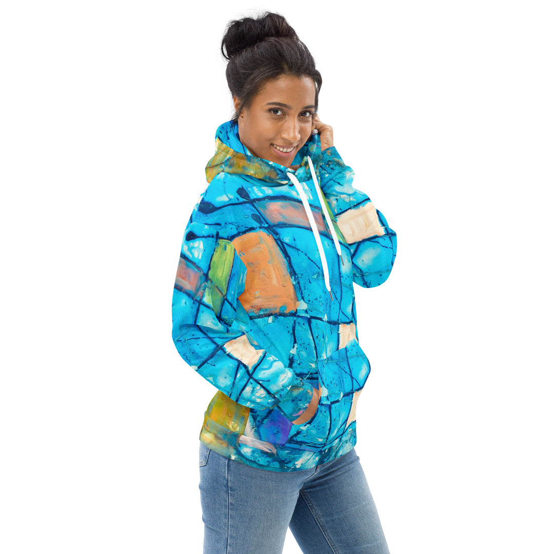 Women's Hoodie- Blue