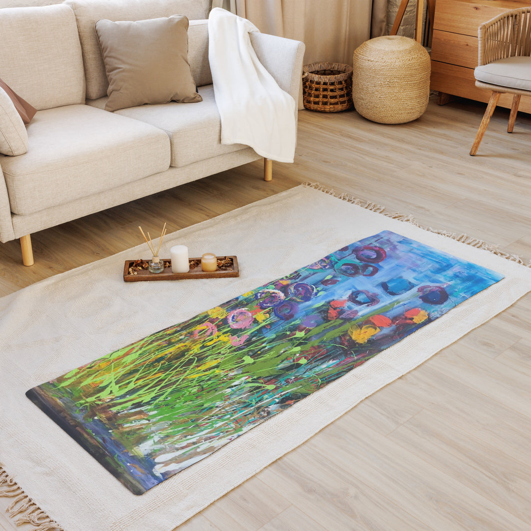 Yoga Mat- Flower Colour