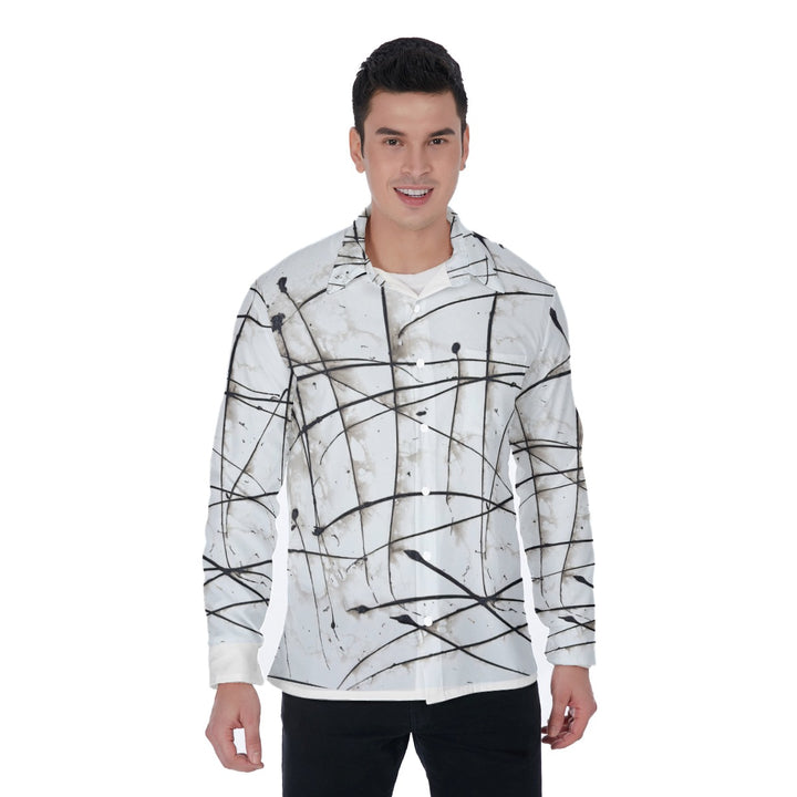Men's Long Sleeve Shirt- White