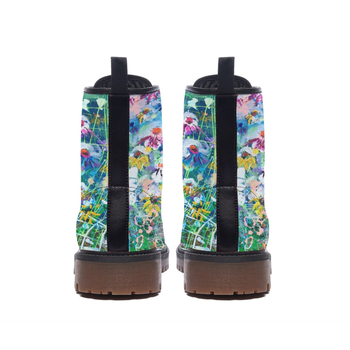 Women's Martin Short Boots- Blue/green