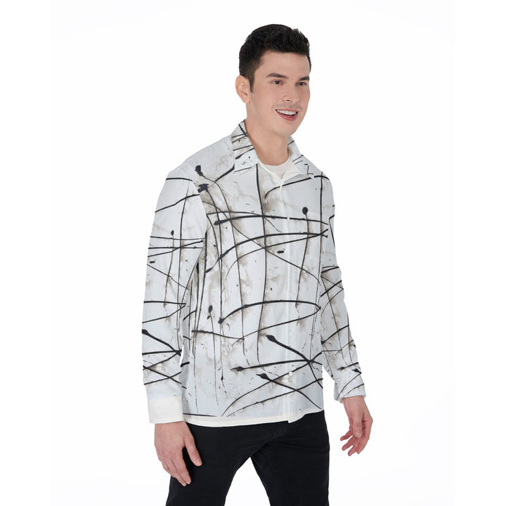 Men's Long Sleeve Shirt- White