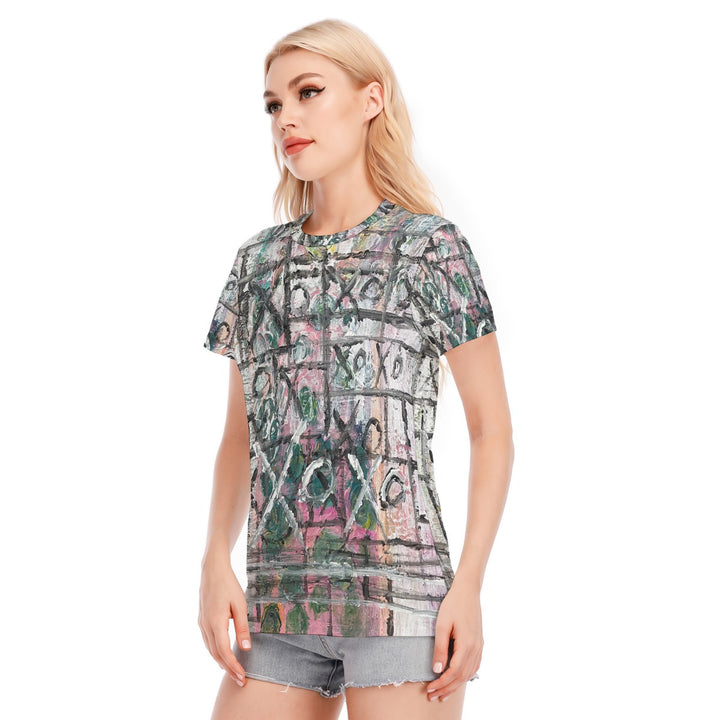 Women's Round Neck T-Shirt - Gray