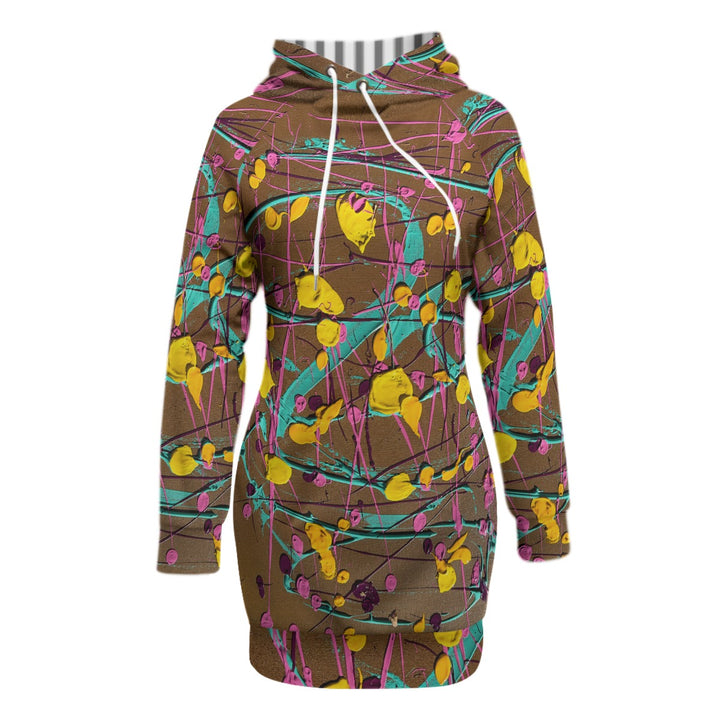 Women's Pullover Hoodie With Raglan Sleeve- Red