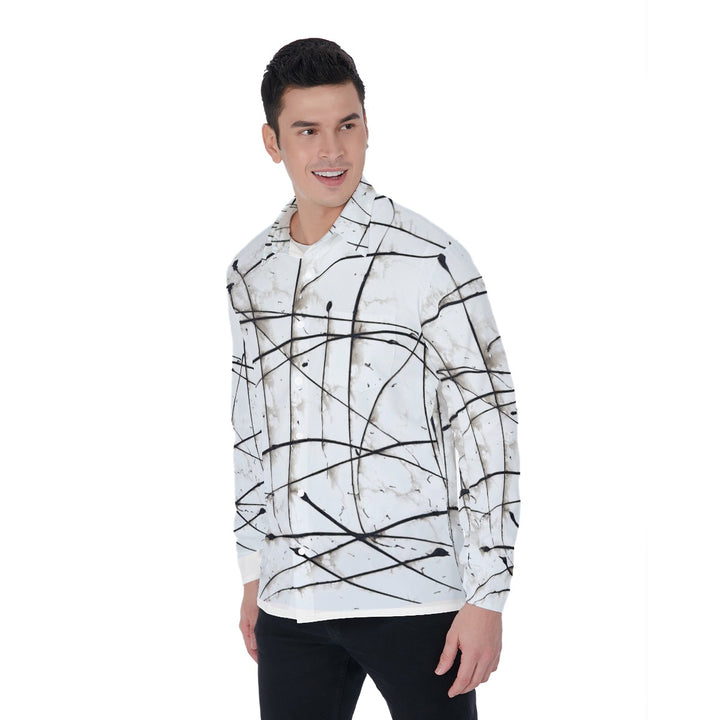 Men's Long Sleeve Shirt- White