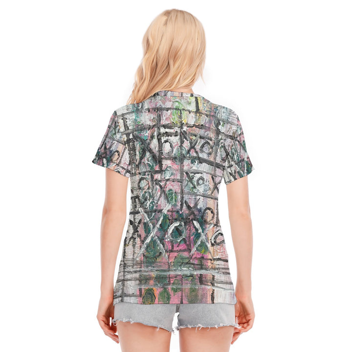 Women's Round Neck T-Shirt - Gray