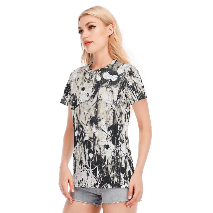 Women's Round Neck T-Shirt - Black