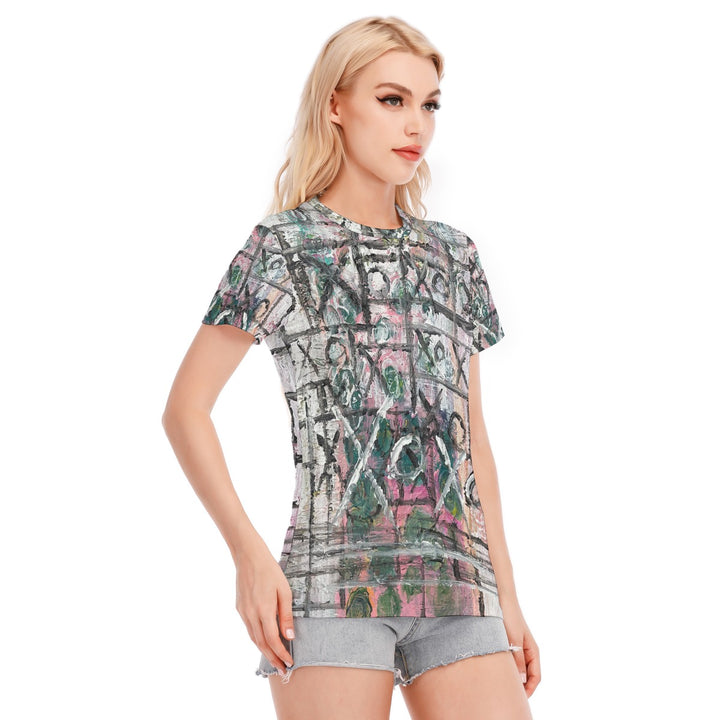 Women's Round Neck T-Shirt - Gray