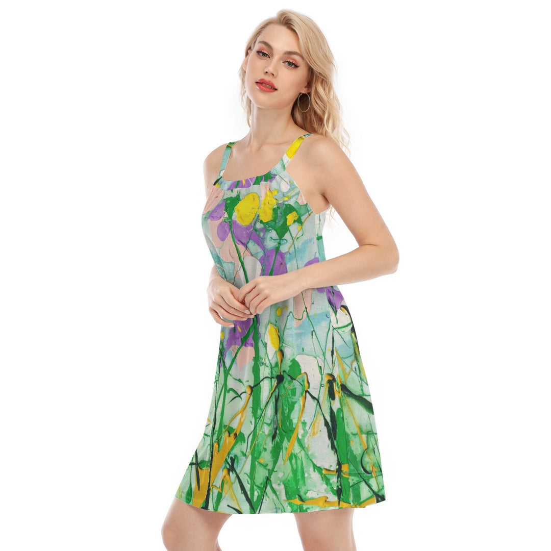 Women's Sleeveless Cami Dress Soft Garden Design