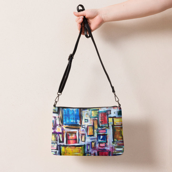 Crossbody bag - "Shapes of Color design"