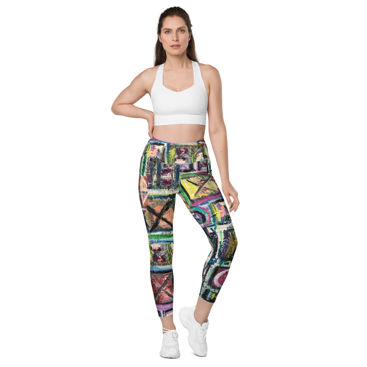 Leggings with pockets- Green