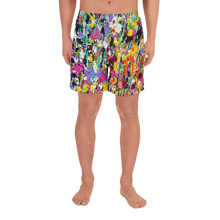 Men's Recycled Athletic Shorts- Multi Color