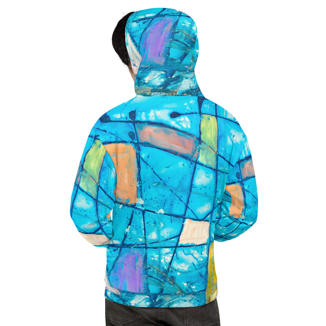 Men's Hoodie- Blue