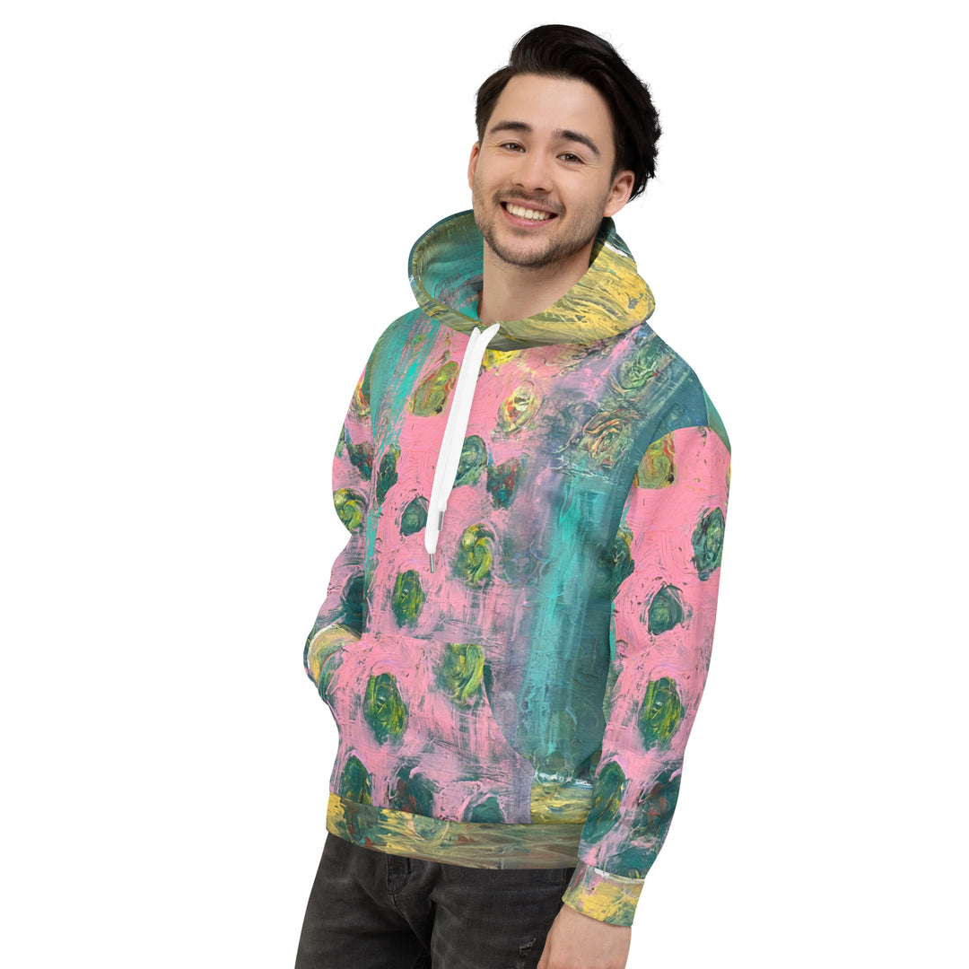 Men's Hoodie- Pink