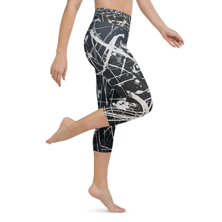 Yoga Capri Leggings- Back