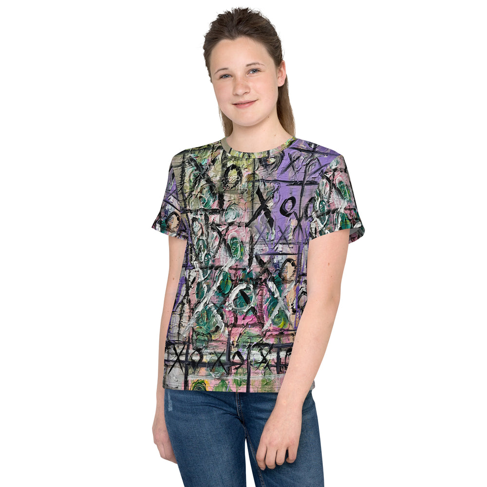 Youth crew neck t-shirt- Multi Colour