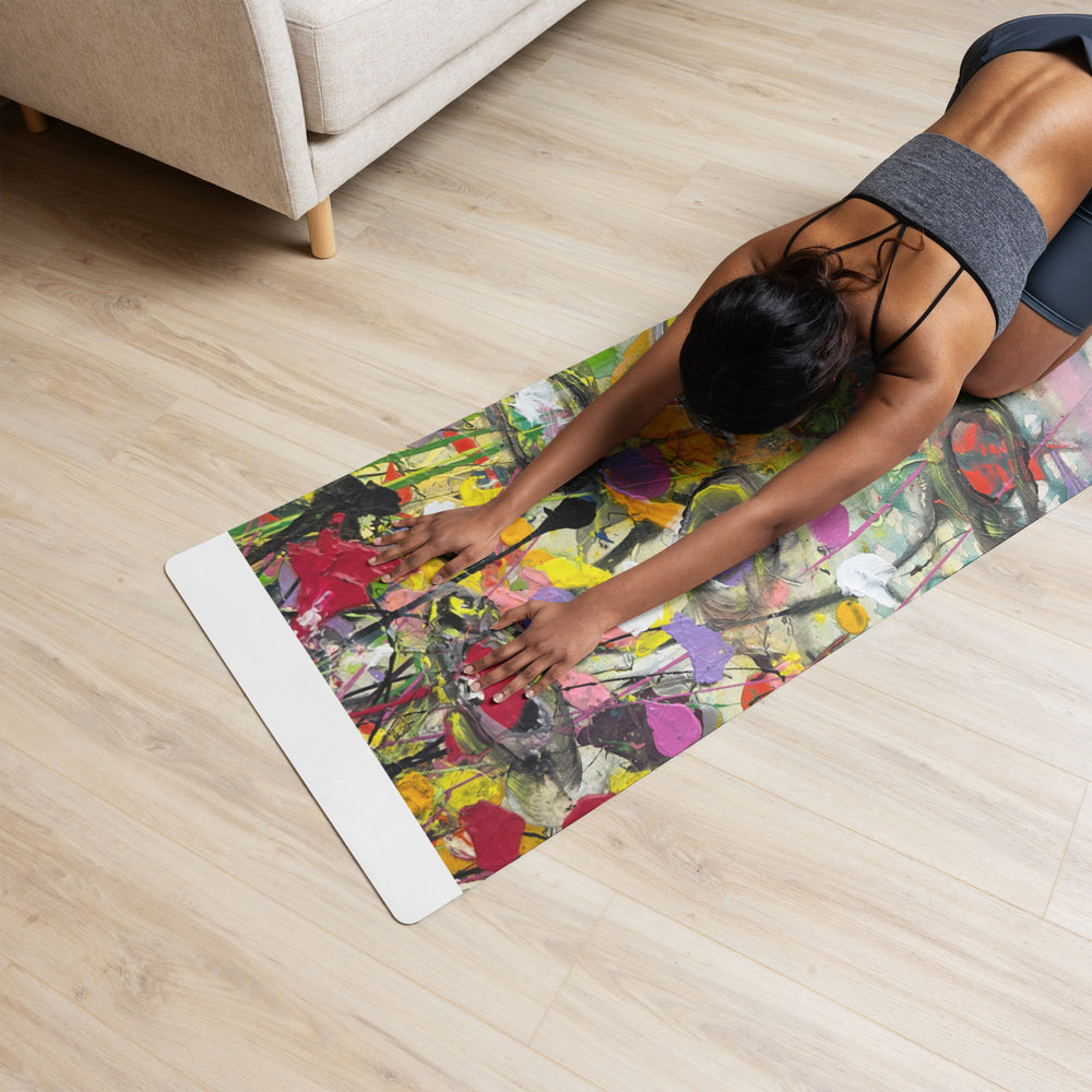 Yoga Mat- Flower Design