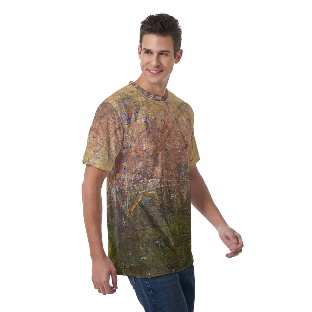 "Colors of Earth" Men's Velvet T-Shirt