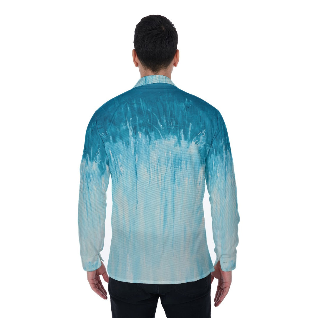 Men's Long Sleeve Shirt "Blue Lagoon"