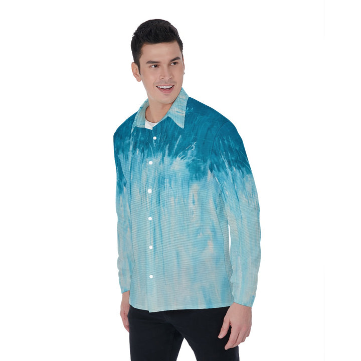 Men's Long Sleeve Shirt "Blue Lagoon"